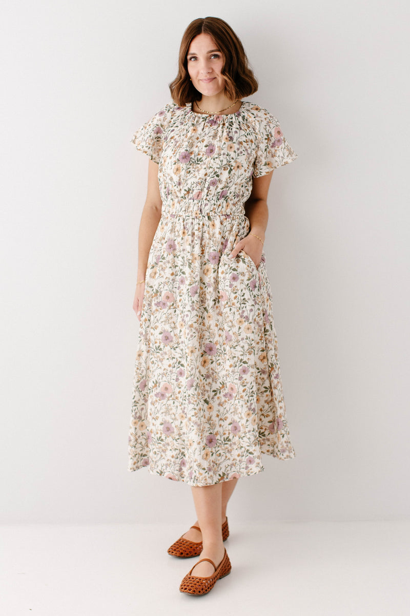Cynthia Morning Glory Cotton Gauze Dress – The Main Street Exchange