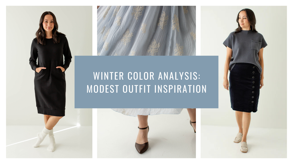 Winter Color Season: Modest Outfit Inspiration & Color Guide