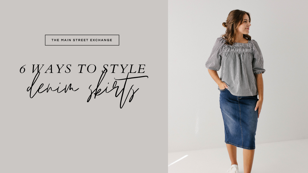 6 Ways to Style a Denim Skirt in 2025: The Main Street Exchange Guide