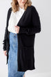 'Porter' Knit Cardigan In Black FINAL SALE
