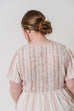 Plus 'Kimberly' Smocked Bodice Maxi Dress in Multi Stripe