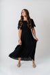 'Hope' Lace Sleeve Maxi Dress