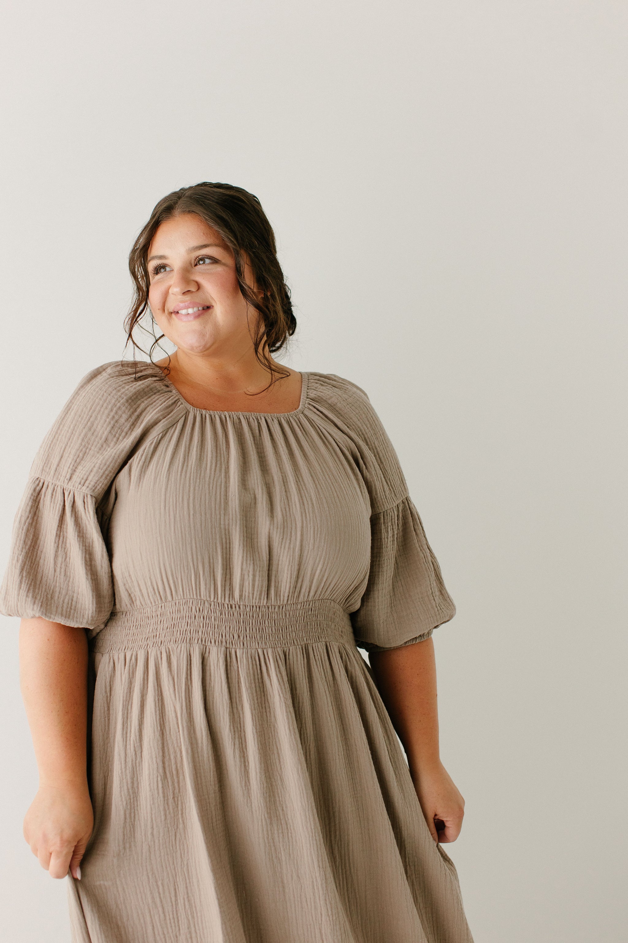 Montgomery' Cotton Gauze Ruffle Hem Maxi Dress FINAL SALE – The