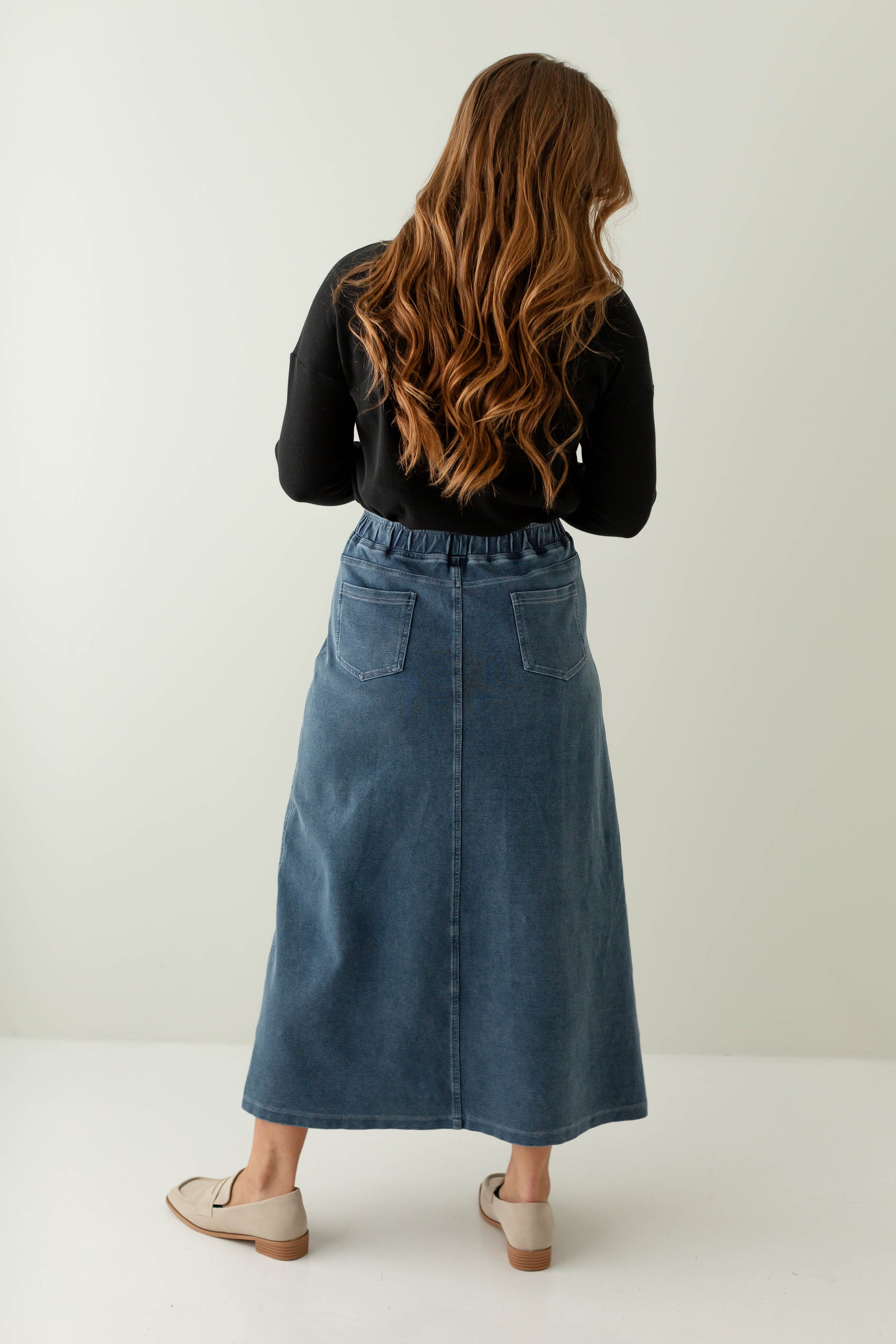 スカート knuth marf docking maxi denim skirt docking maxi denim skirt/2color | KNUTH MARF