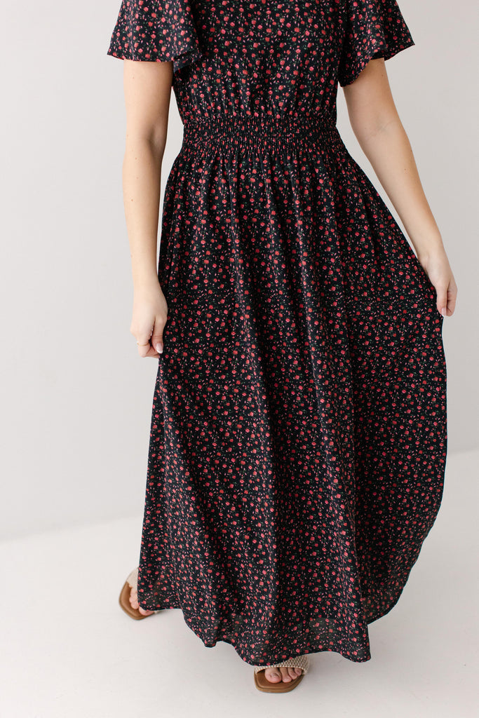 Felicity Rose Print Maxi Dress – The Main Street Exchange