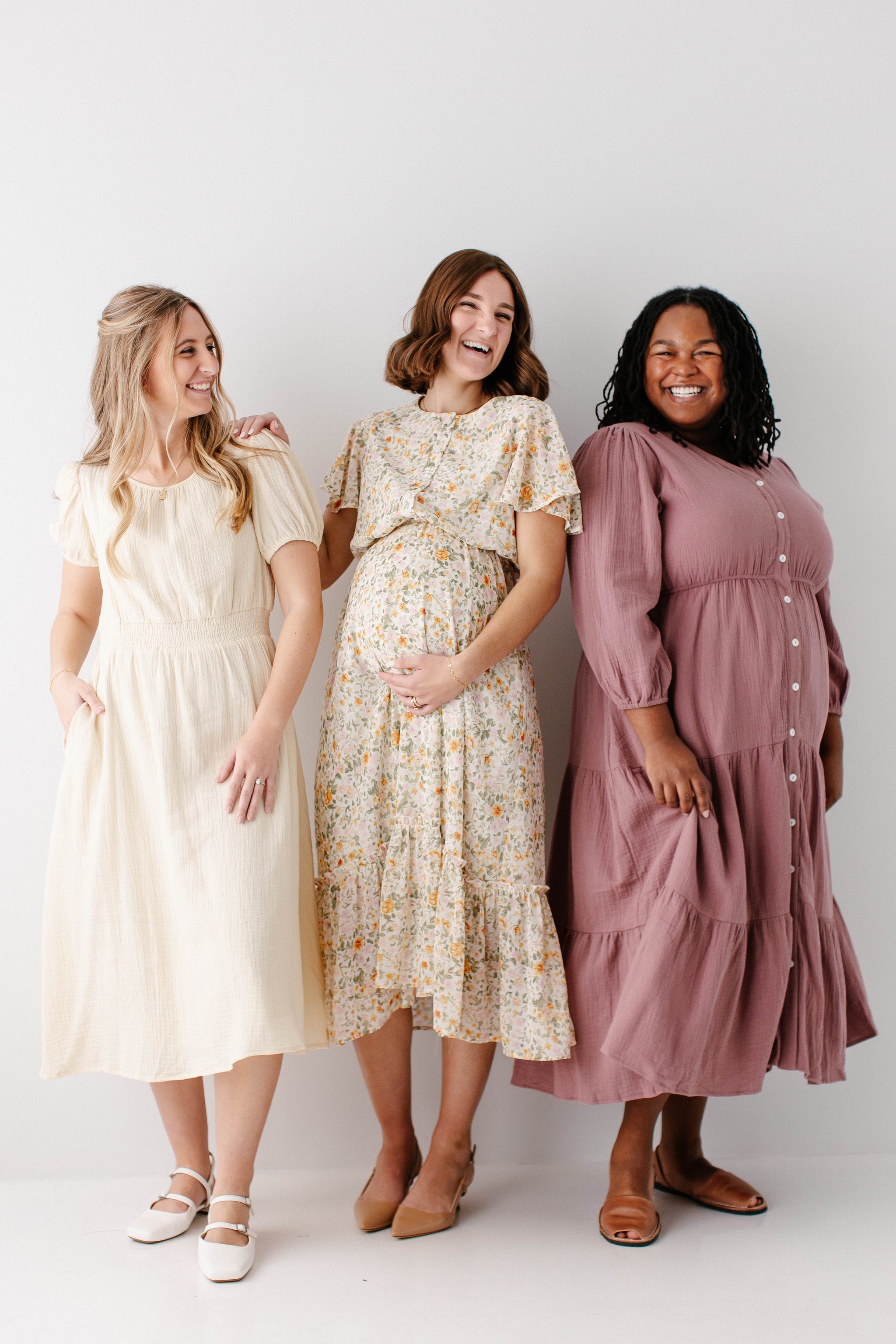 Louisa Button Down Tiered Cotton Gauze Midi Dress The Main Street Exchange Louisa Button Down Tiered Cotton Gauze Midi Dress The Main Street Exchange