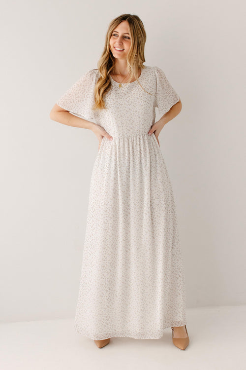 'Ivonne' Ditsy Floral Maxi Dress