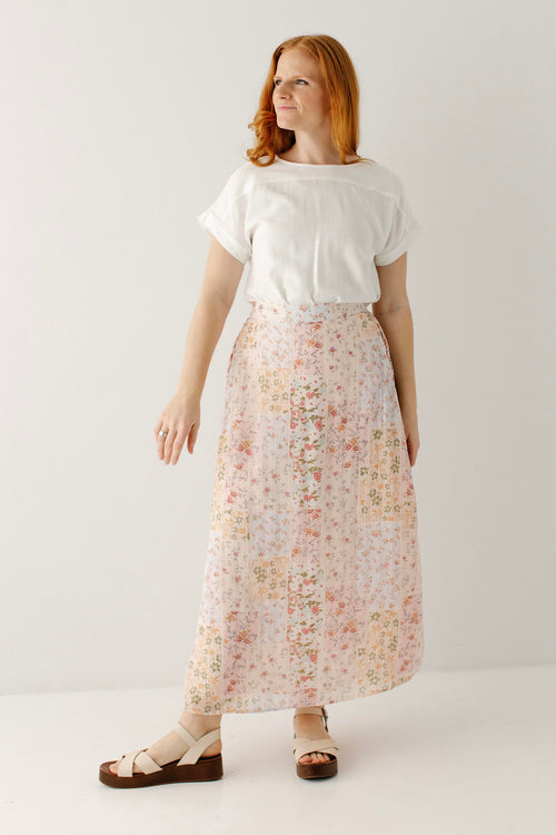 Maui Summer Floral Slip Skirt