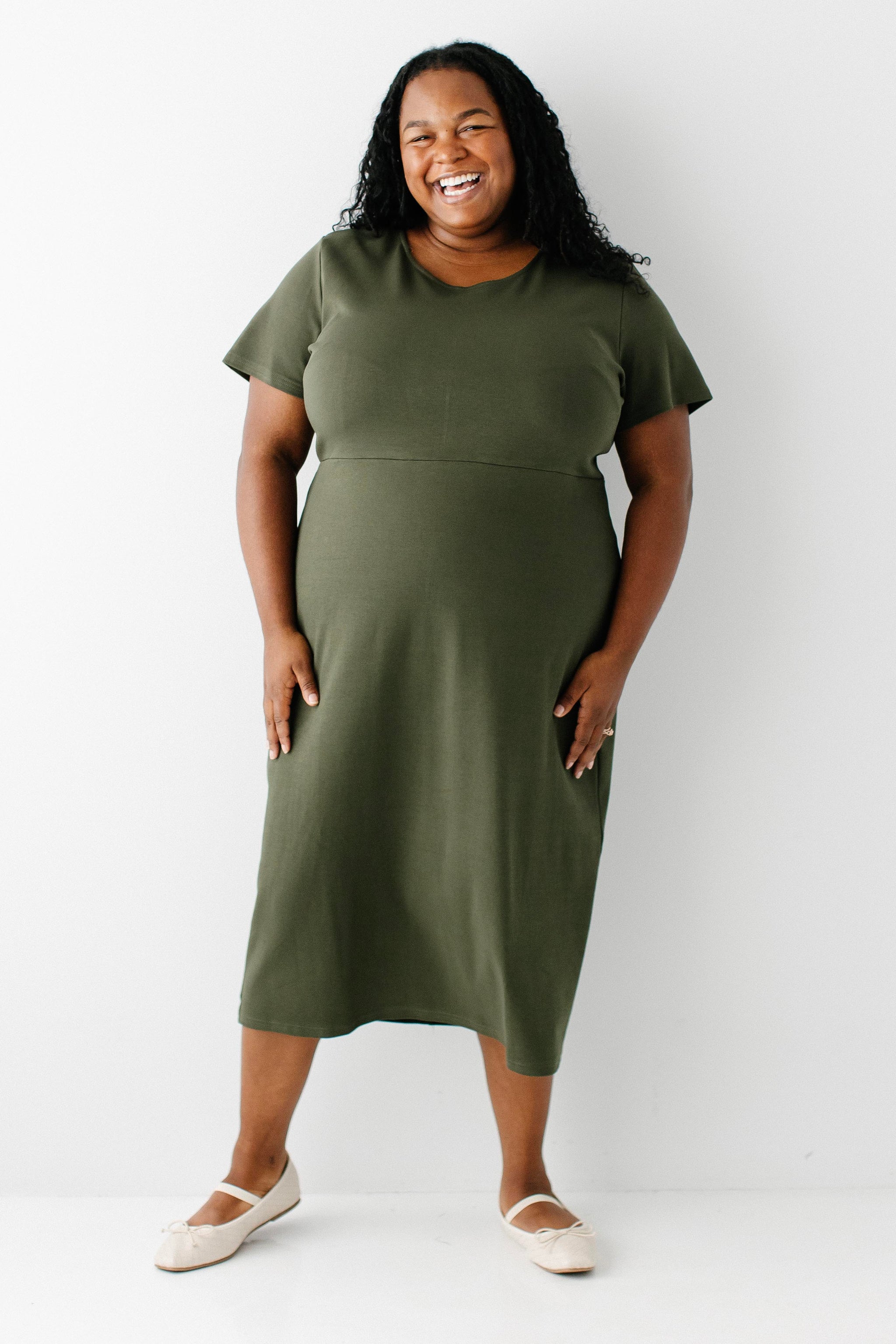handsy knit midi dress Spencer Ponte – The Main Street Exchange Hansey knit