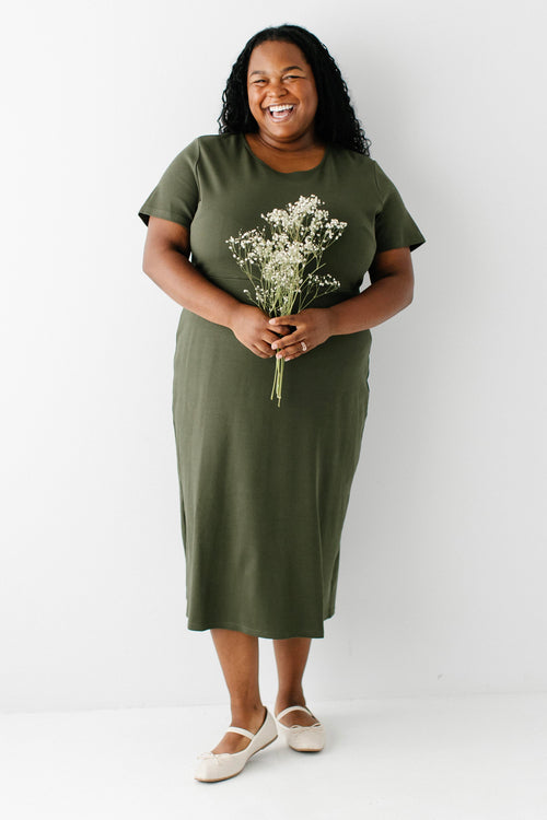 Spencer Ponte Knit Midi Dress