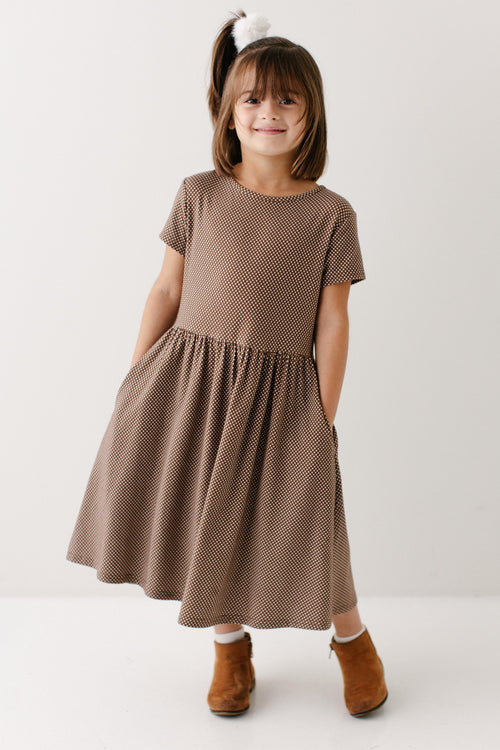 'Helen' Girl Gingham Dress