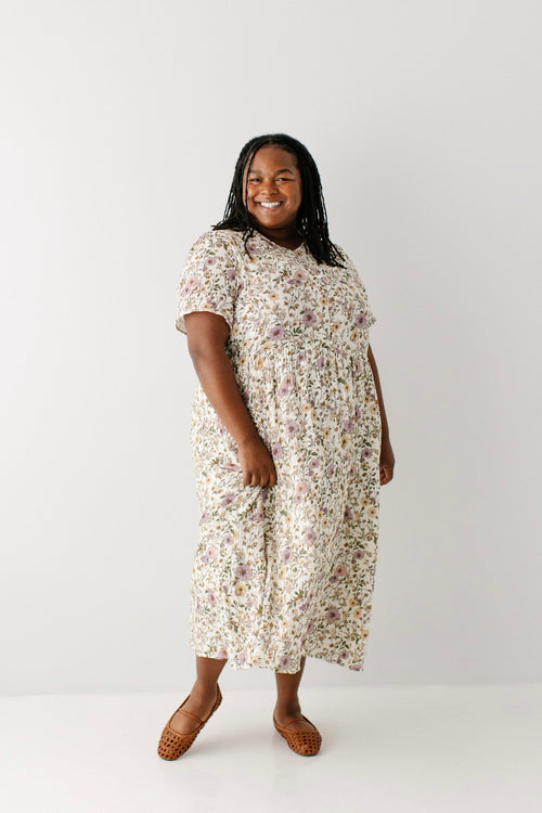 Cheryl Morning Glory Gauze Dress