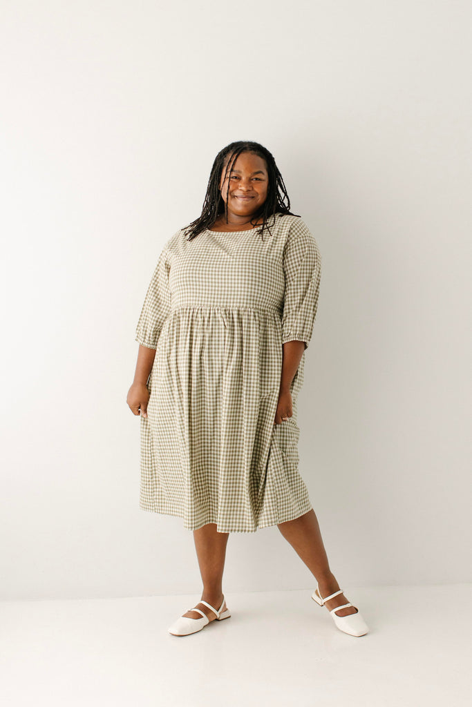 beige gingham dress Check Mini Another Girl spirited. Sweetheart Athletic Dress Beige Gingham