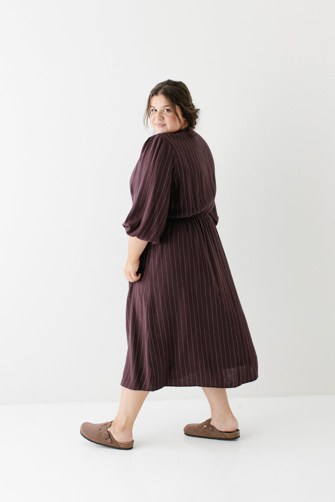 Addy Button Down Striped Linen Blend Dress FINAL SALE The Main Street Exchange Addy Button Down Striped Linen Blend Dress FINAL SALE The Main Street Exchange
