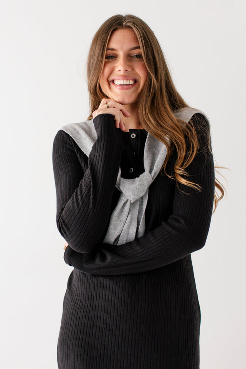 Pointelle Knit Shoulder Wrap