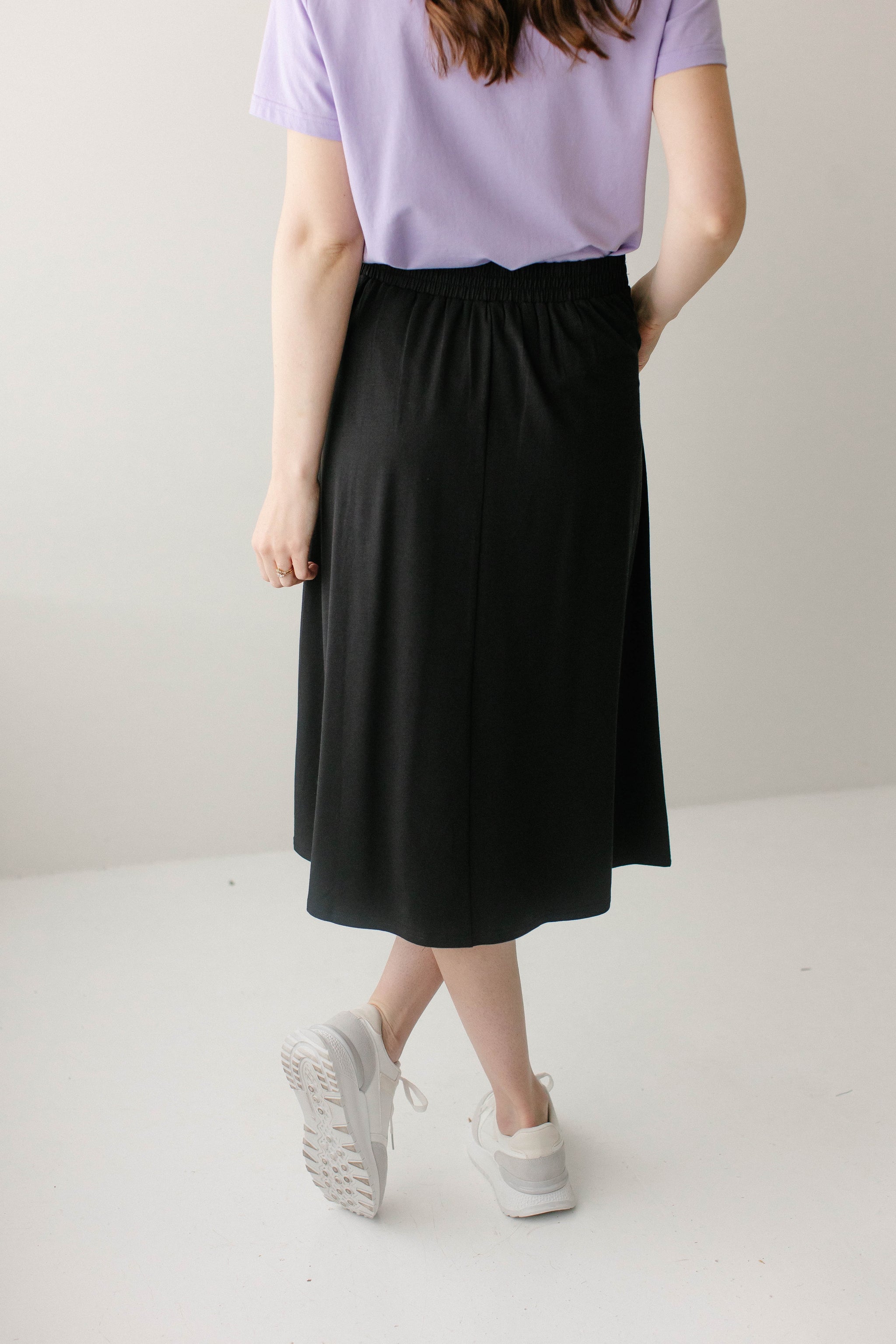 Tori' Bamboo Cotton Blend Midi Skirt FINAL SALE – The Main Street
