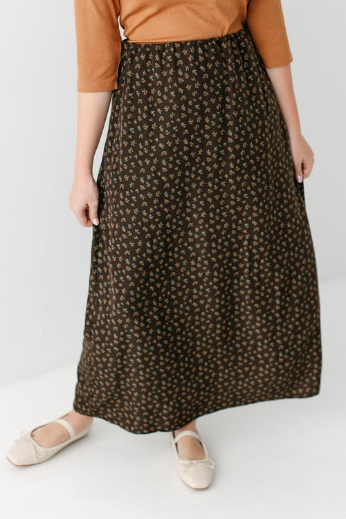 Verona Ditsy Floral Maxi Skirt