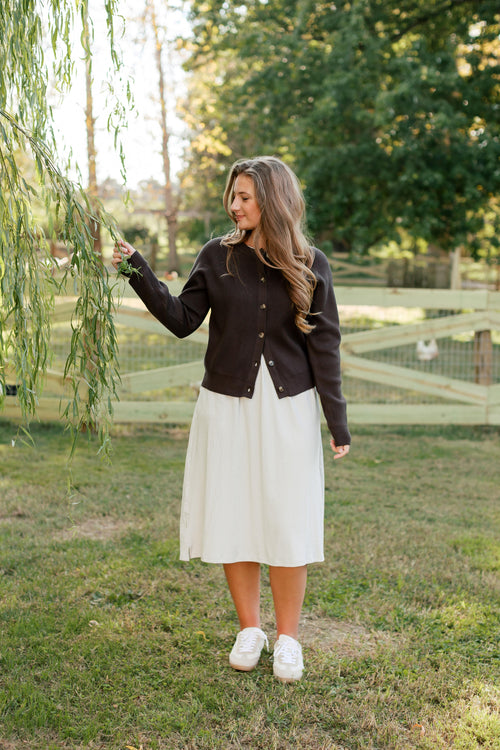 'Legacy' Ribbed Button Down Cardigan