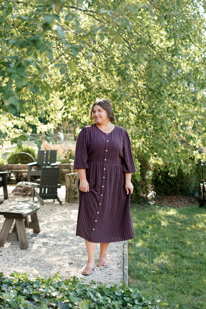 Addy Button Down Striped Linen Blend Dress FINAL SALE The Main Street Exchange Addy Button Down Striped Linen Blend Dress FINAL SALE The Main Street Exchange