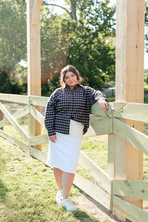 'Dakota' Plaid Flannel Shacket