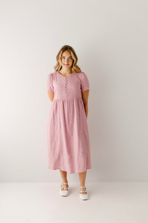 Cheryl Ditsy Floral Gauze Dress