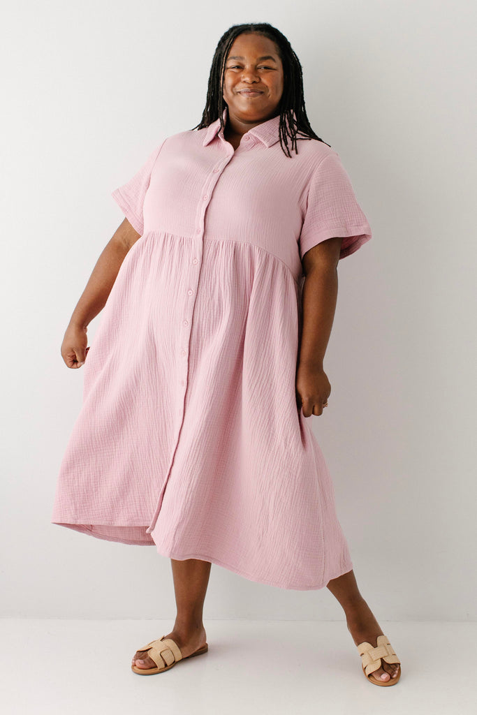 Lisa Cotton Gauze Shirtdress – The Main Street Exchange