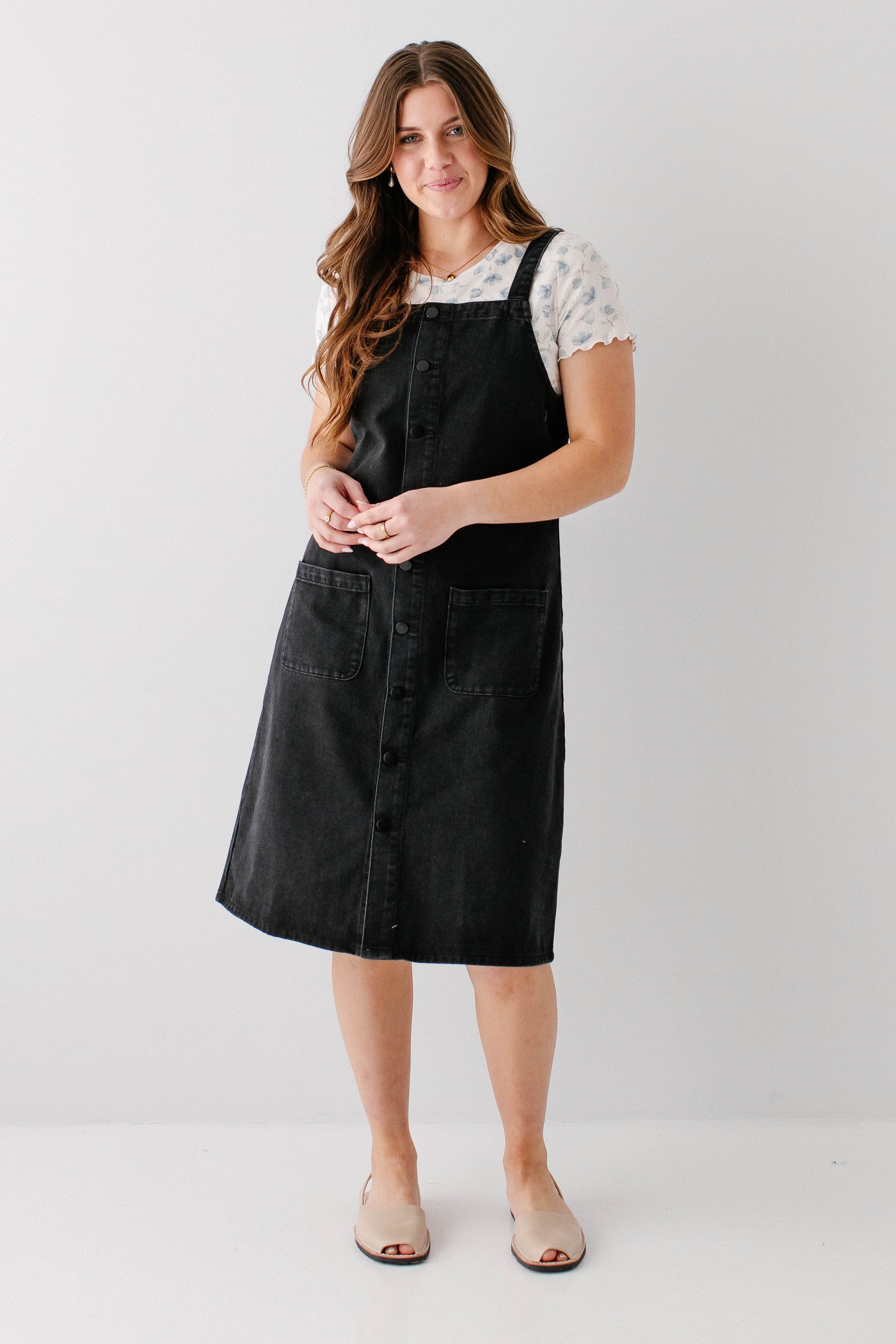Storm Button Down Denim Jumper Black / XL