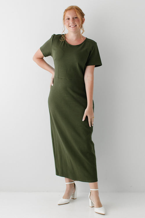 Spencer Long Knit Midi Dress