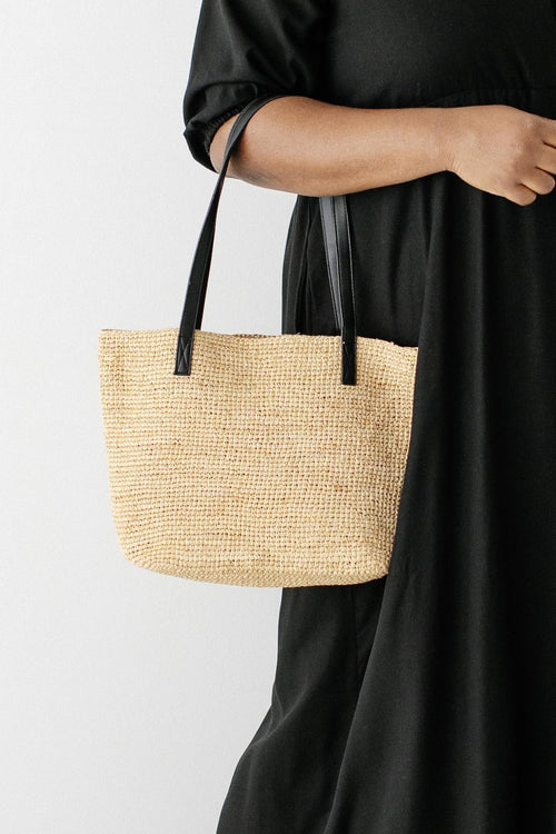 Raffia Grass Tote Bag