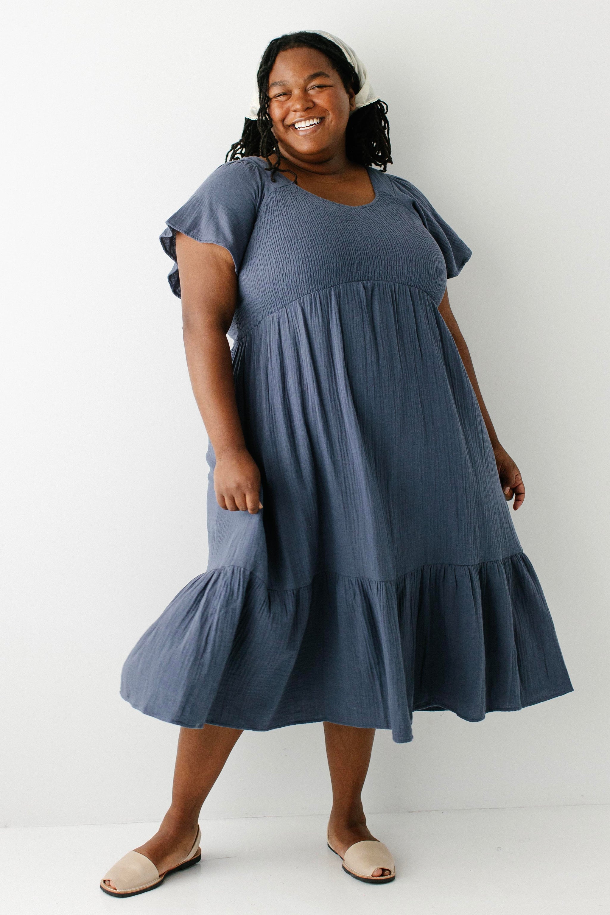 tshirt dress cotton on Stretch Midi Peyton Shirtdress Swan Print cherry blossom Size:1T --- Chest = 20 inches/ Waist = 19 inches/ Hollow to knee = 20.5 inches Just people—real human hands Aventura Clothing Women's Midsummer