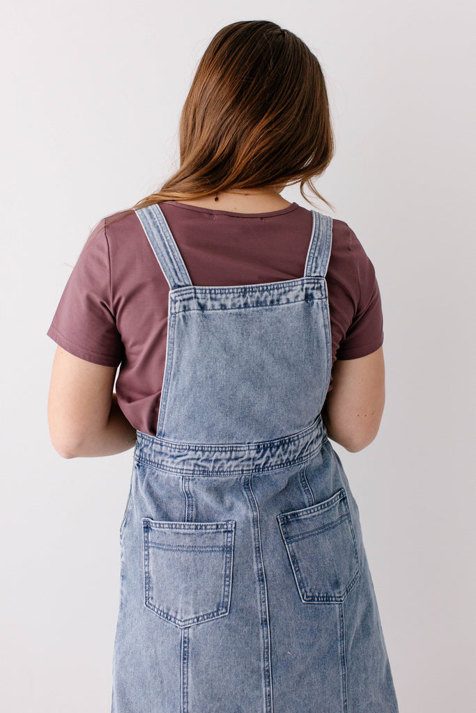 'Bailey' Denim Overall Dress Xs / Vintage Wash 'Bailey' Denim Overall Dress Xs / Vintage Wash