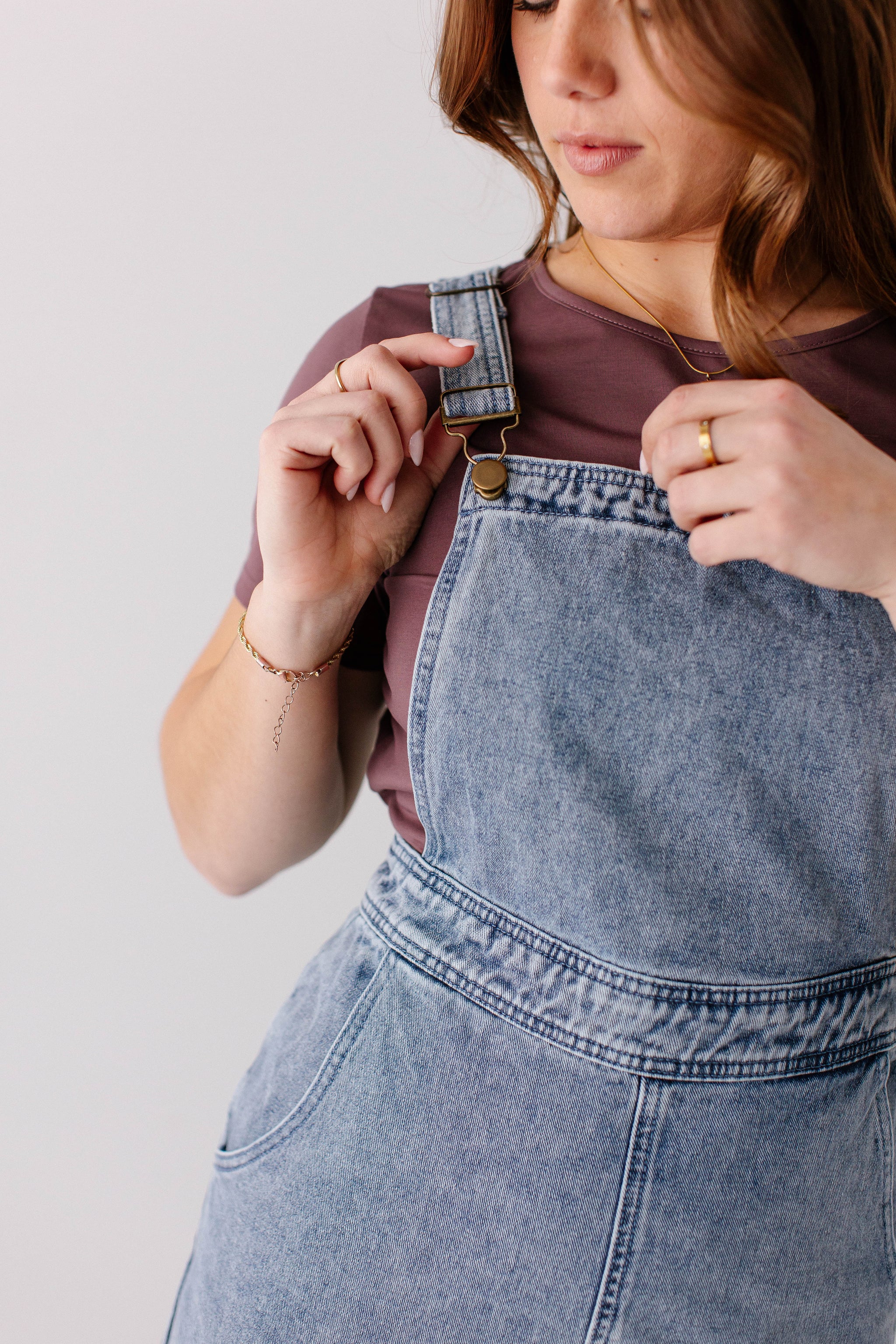 Bailey Denim Overall Dress  The Main Street Exchange
