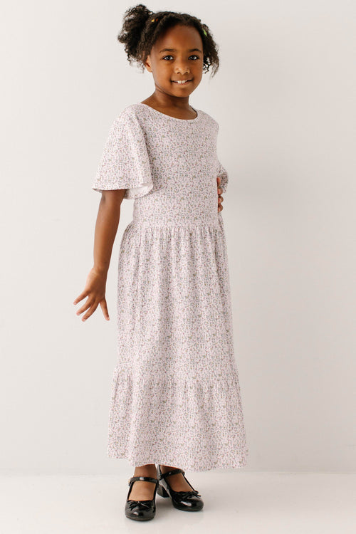 Shiloh Girl Ditsy Floral Knit Dress