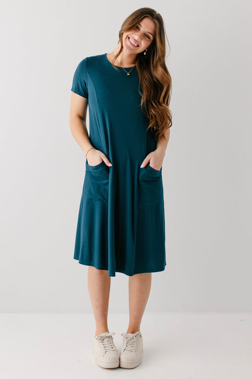 'Lexi' Athletic Midi Dress