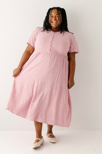 PP* closet PIPING DRESS PPクローゼット　アトリエgg Cheryl Ditsy Floral Gauze Dress FINAL SALE – The Main Street Exchange