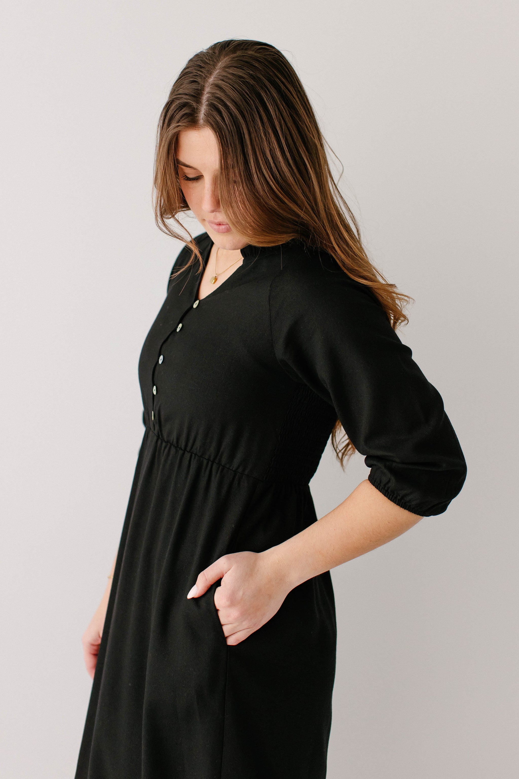 Kenzi Ruffle Detail Maxi Dress – The Main Street Exchange