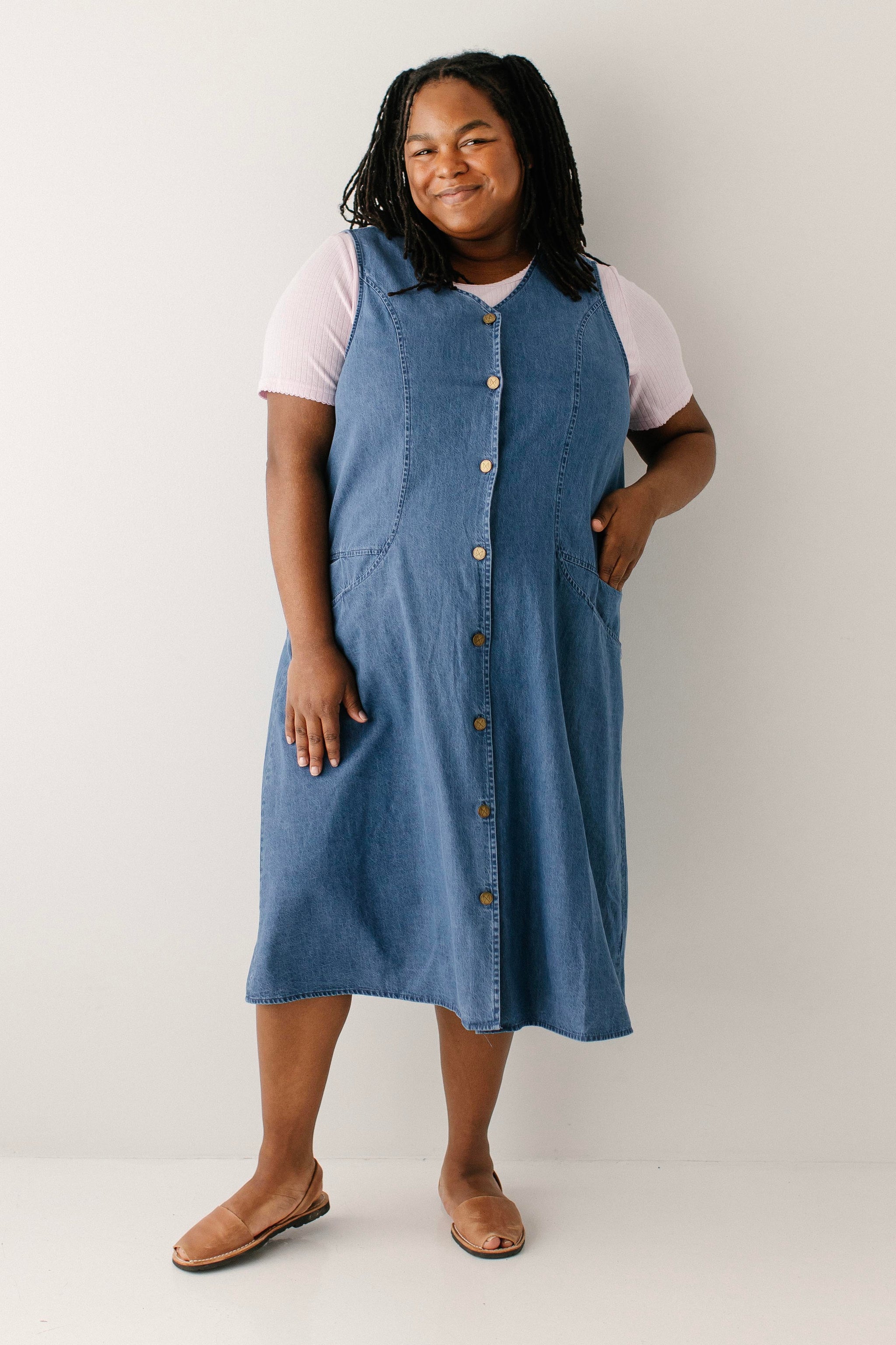 womens denim jumpers womens dresses Peyton Button Down Jumper – The Main Street Exchange Polyester.Made from fabric Gloves:With gloves (+$185) SP26 D2 4 ways a denim
