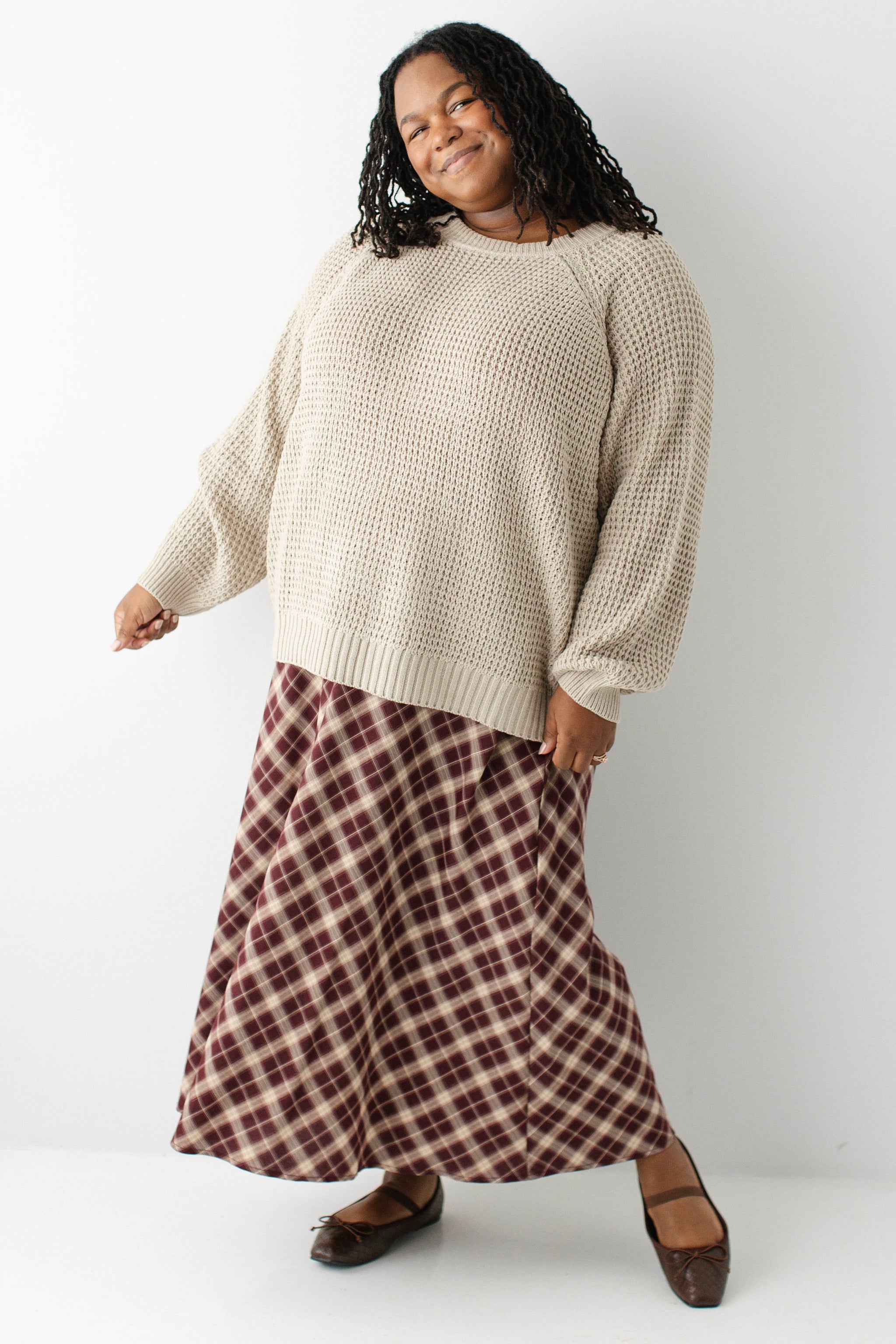 Maurice Raglan Open Knit Sweater – The Main Street Exchange