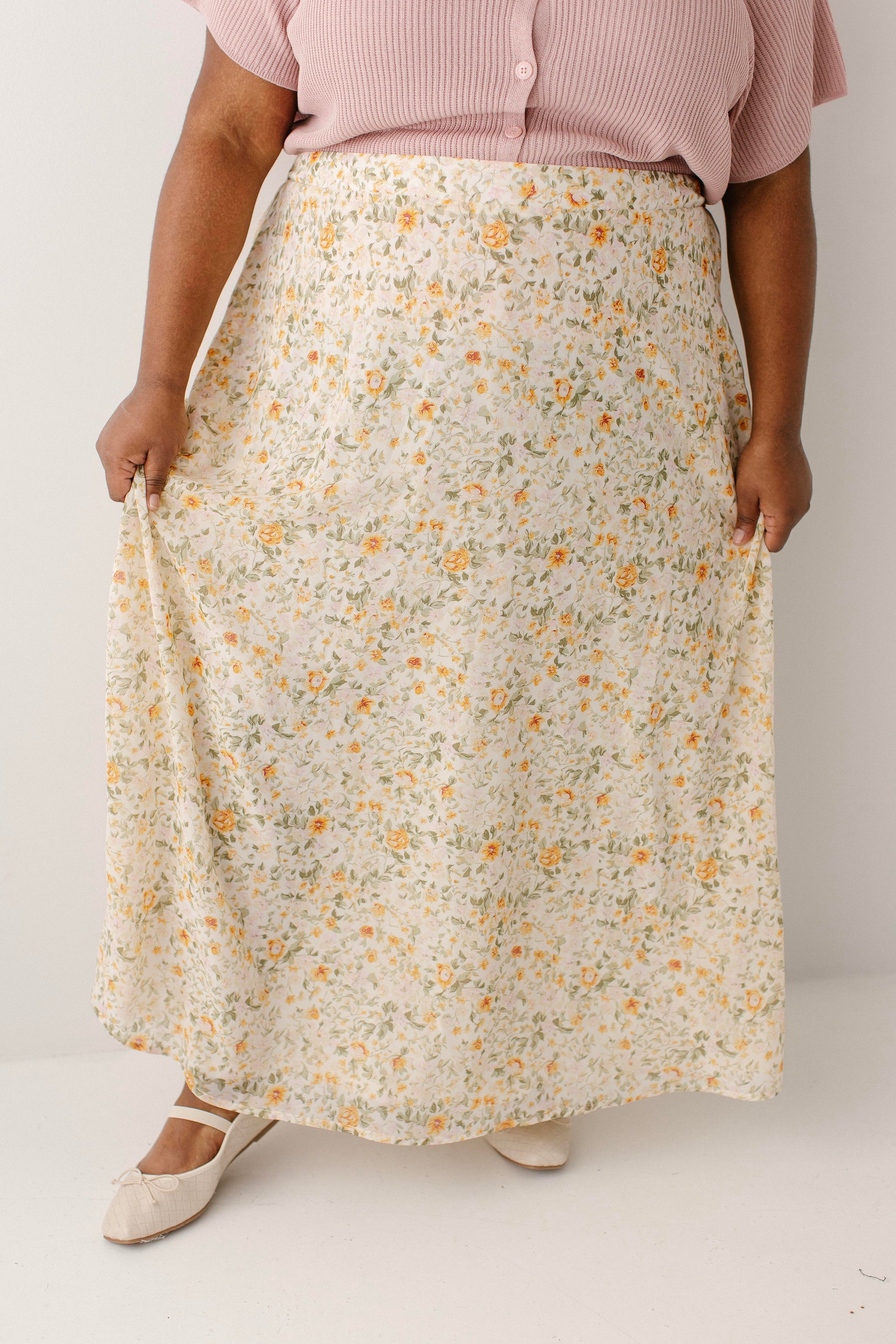 Melissa Garden Floral Maxi Skirt – The Main Street Exchange