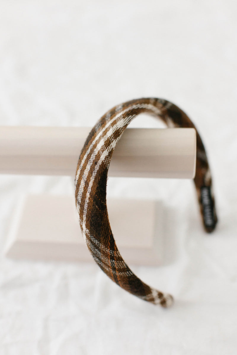 Plaid Print Headband