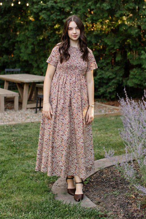 Kennedy Cotton Smocked Bodice Dress