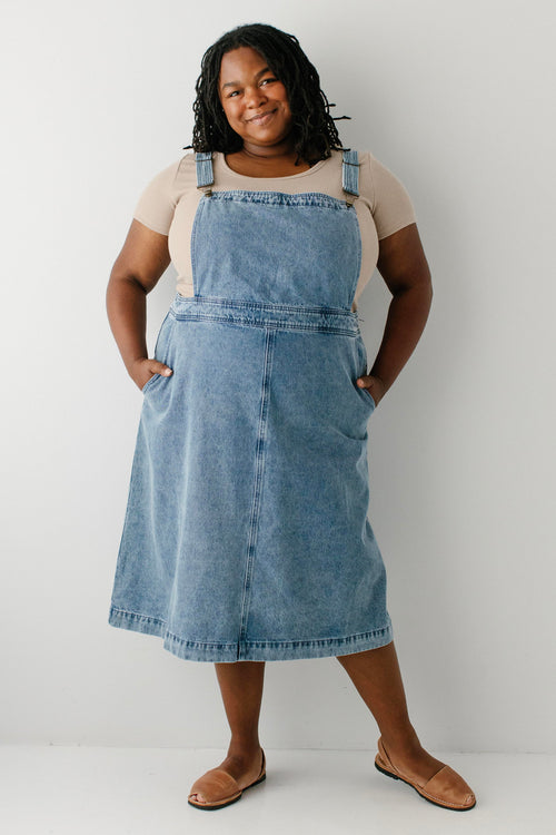 Bailey Denim Overall Dress