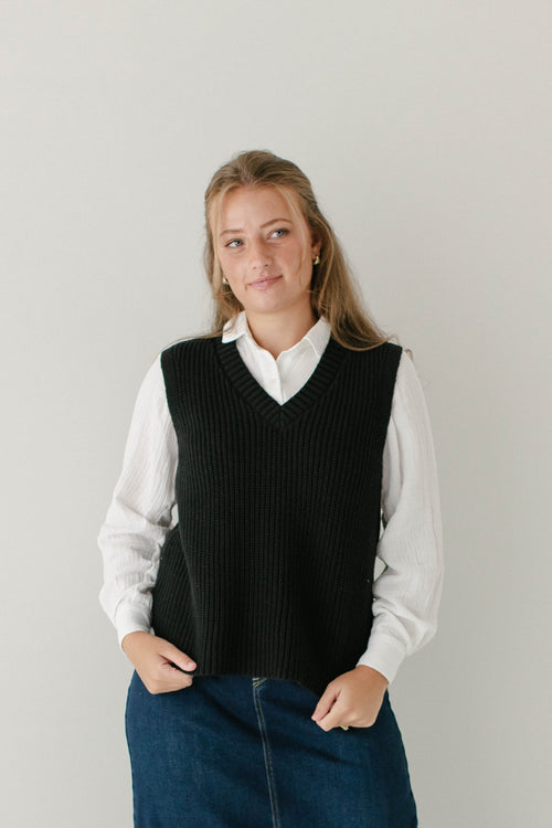 'Ryder' Cotton Blend Sweater Vest
