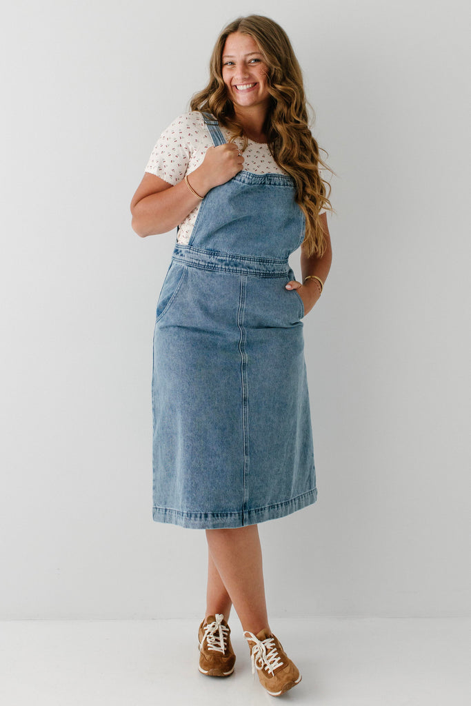 Bailey Denim Overall Dress XL / Vintage Wash