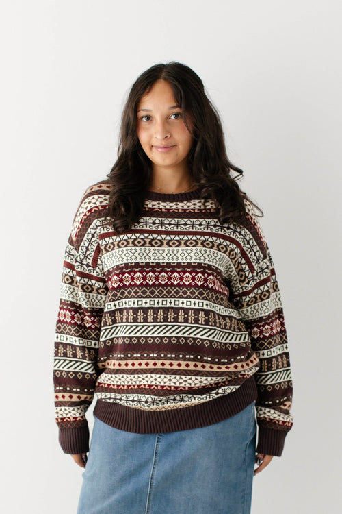 Jessie Cotton Fair Isle Sweater