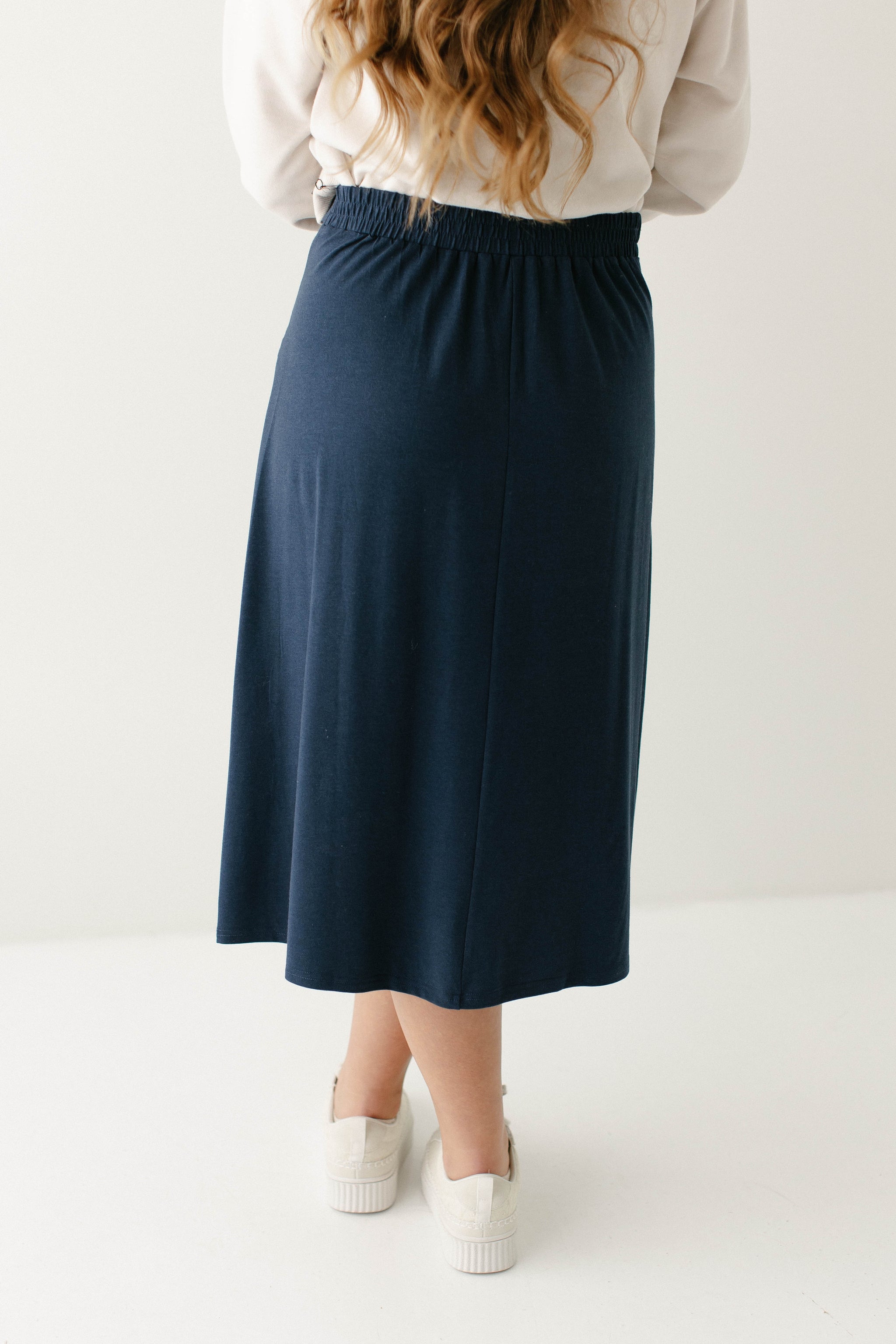 Tori' Bamboo Cotton Blend Midi Skirt – The Main Street Exchange