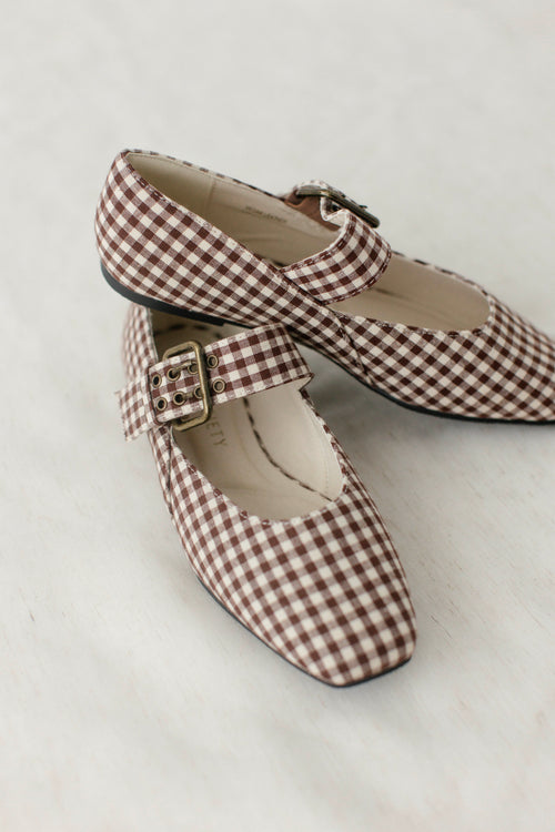 Gingham Ballet Flats
