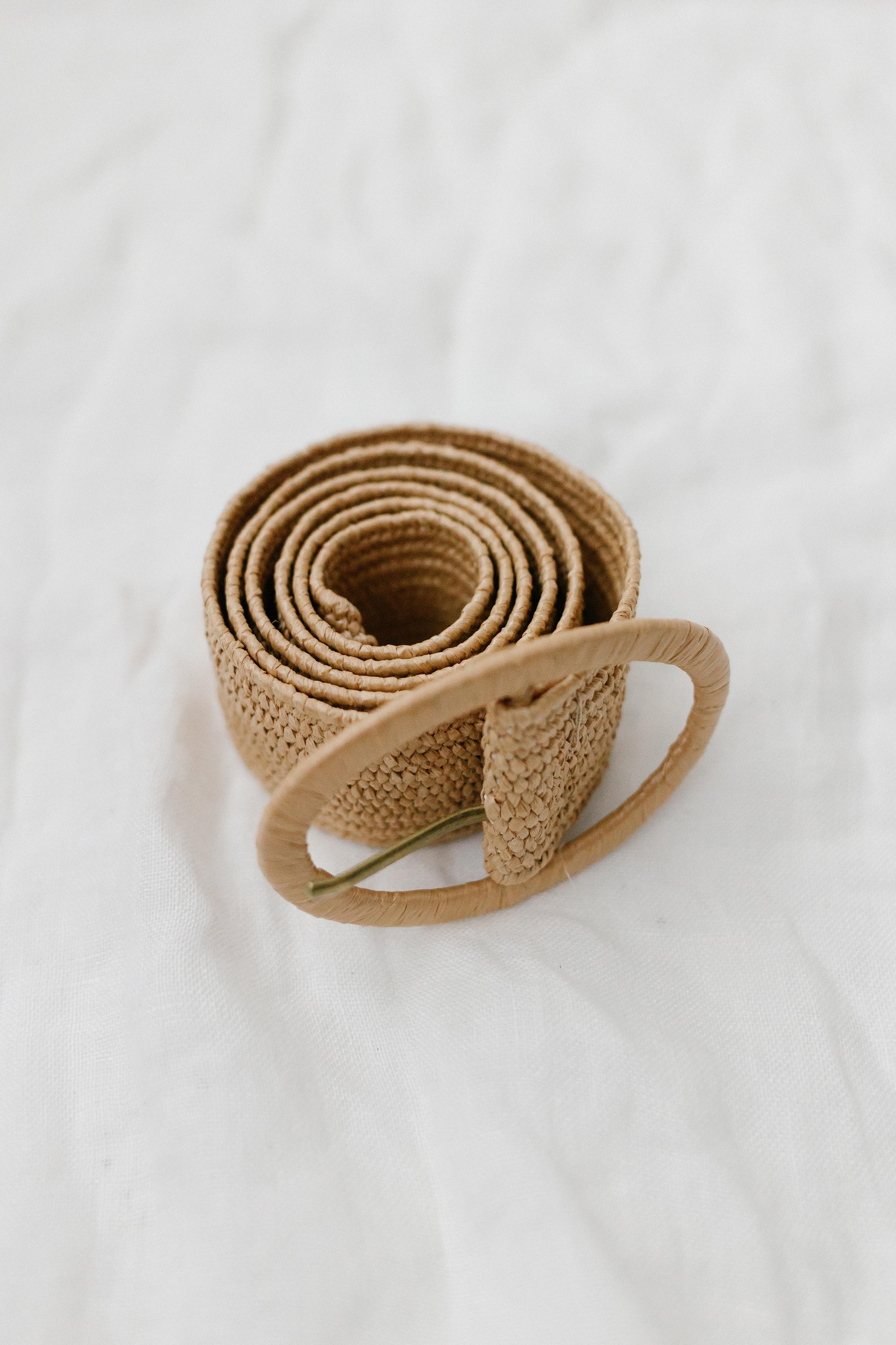 Raffia Oval Buckle Belt – The Main Street Exchange