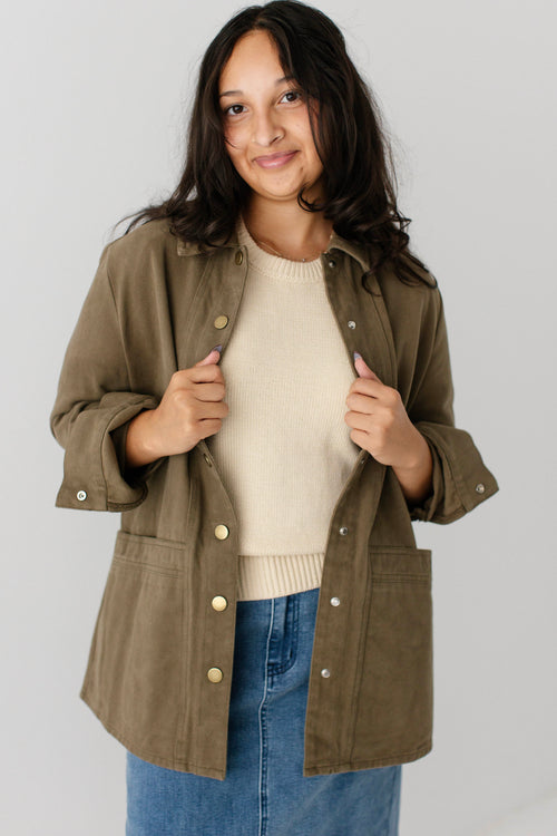 Quinn Cotton Utility Jacket