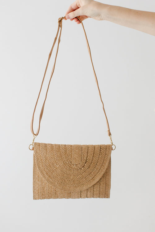 Woven Envelope Clutch Bag